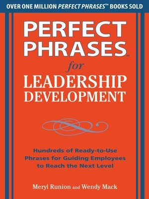 cover image of Perfect Phrases for Leadership Development